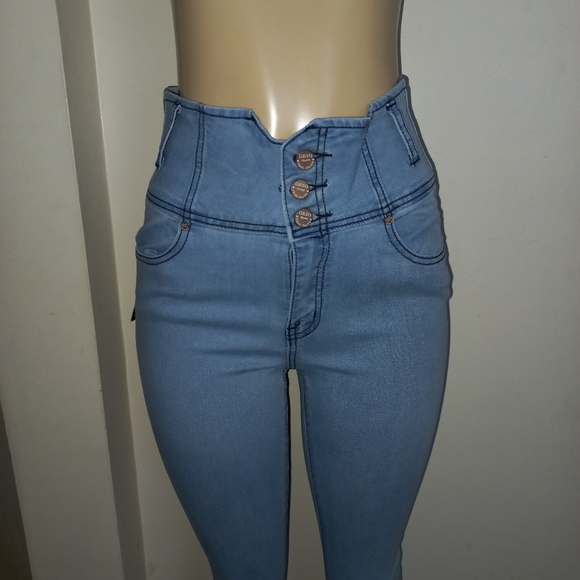 NWT Geso High Waist Stretch Skinny Jeans Womens Size 9 - Picture 5 of 13